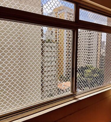 Rede de proteção instalada em apartamento de São Paulo
